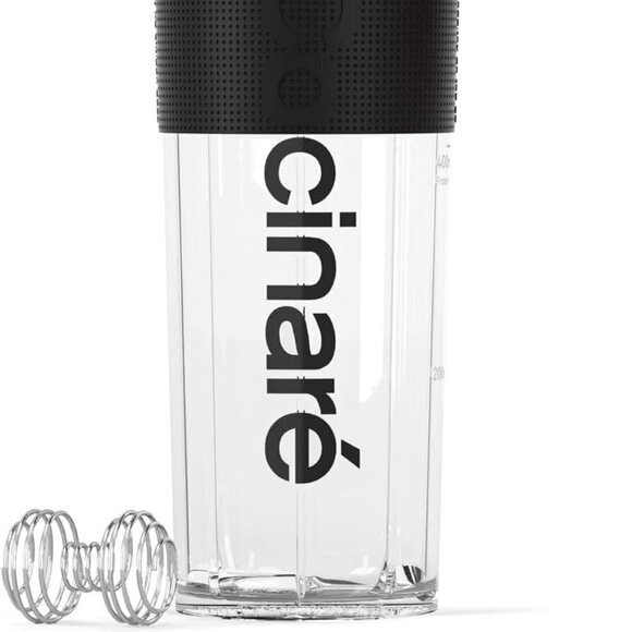 Cocinare 16oz Shaker Bottle, Perfect for Smoothies and Protein Shakes BLACK NEW - Picture 1 of 9